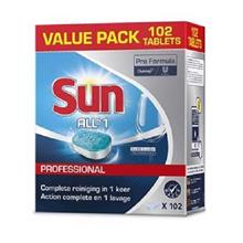 ALL-in-1, vaatwastabletten, Sun