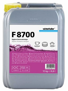 F8700-12ltr ;vaatwasmiddel, choorhoudend-HW, Winterhalter