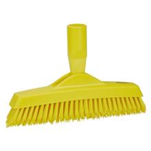 VIKAN 7040 VOEGENBORSTEL 22,5 CM, Extra Hard, geel