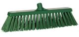 HYGENISCHE BREDE BEZEM, hard, 53cm, groen