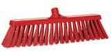 HYGENISCHE BREDE BEZEM, hard, 53cm, rood