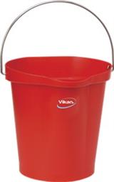 EMMER MET TUIT, Vikan, 12 liter, rood