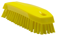 VIKAN 3587 HANDBORSTEL, medium, 165 mm, geel