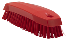 VIKAN 3587 HANDBORSTEL, medium, 165 mm, rood