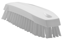 VIKAN 3587 HANDBORSTEL, medium, 165 mm, wit