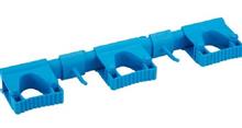 VIKAN 1011 OPHANGSYSTEEM,42 cm, blauw,2 haken/3flex-klemmen
