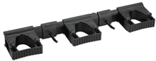 VIKAN 1011 OPHANGSYSTEEM,42 cm, zwart,2 haken/3flex-klemmen