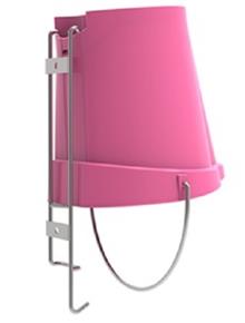 VIKAN 16200 EMMER-WANDHOUDER, rvs