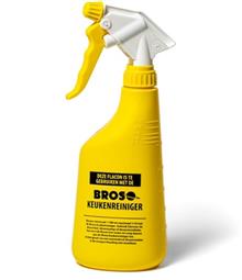 SPRAYFLACON+SPRAYER+maatverdeling, broso, geel