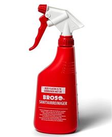 SPRAYFLACON+SPRAYER+maatverdeling, broso, rood