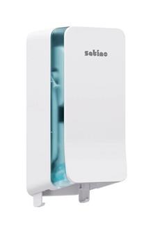 HYGINITY DUBBELE SYSTEEMTOILETROLDISPENSER, JT3, wit, Satino