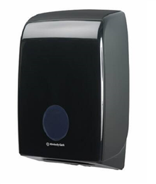 GEVOUWEN HANDDOEKJES-DISPENSER,zwart,Kimberly Clark