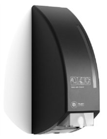 TOILETBRIL-REINIGERDISPENSER, SC10, zwart, Black Satino