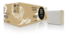 GEVOUWEN TOILETPAPIER, BT20, 2lg, BriQ, Satino Black