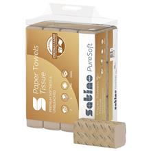 HANDDOEK,PT3, 2LG,V-VW, 22X21, beige, Satino PureSoft