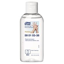 ALCOHOL-GEL; voor hand-desinfektie, 24x80ml, Tork