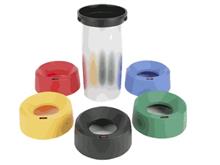IRIS AFVALBAK, rond, 50  liter, rvs-look, Vileda