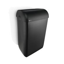 SANITAIRE AFVALBAK 43 LTR, Satino Black, zwart