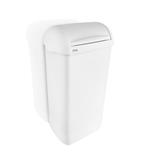 HYGIENEBOX +DEKSEL, 23 LTR, Satino, wit