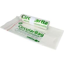 GERECYCLED  LDPE, CIRCULAIR-ZAK/RL,  trs, 70/14,5x193xT30