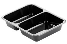MENUBAK - 2VAKS, 1065cc,  226x178x43mm, zwart
