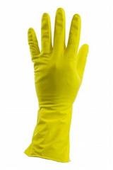 HUISHOUDHANDSCHOENEN-1 PAAR, geel, Xtra-Large