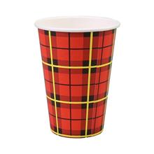 BEKER, karton/PE, 180ml, 7.5oz, Scotty-Schotse Ruit, rood