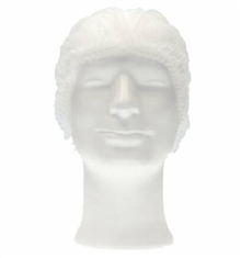 CLIP-CLAP BARET + HAAROPVANG, XL, Wit, PP, non-woven, 58cm