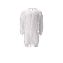 BEZOEKERSJAS, PP, non-woven, klittenband, XXXL, wit